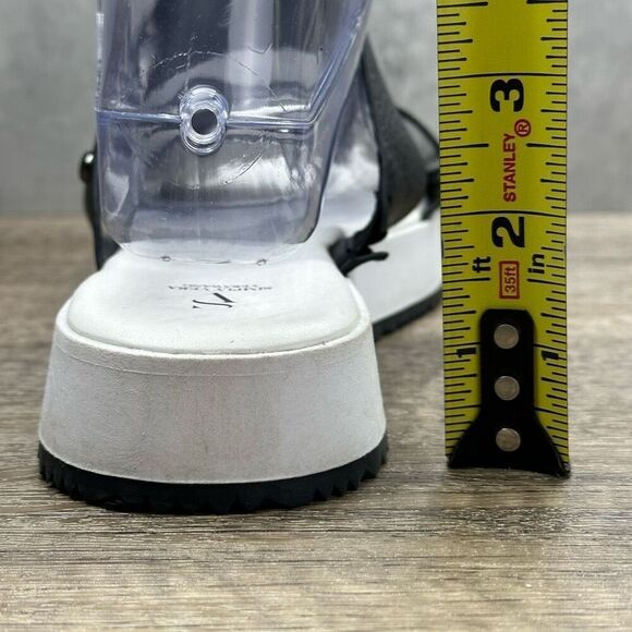 Simply Vera Wang~Women's~Slide White/ Black Straps Sandals~Size 8.5M - Picture 5 of 9